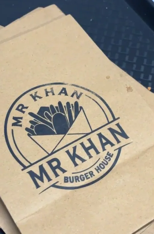 Mr. Khan Burger House logo