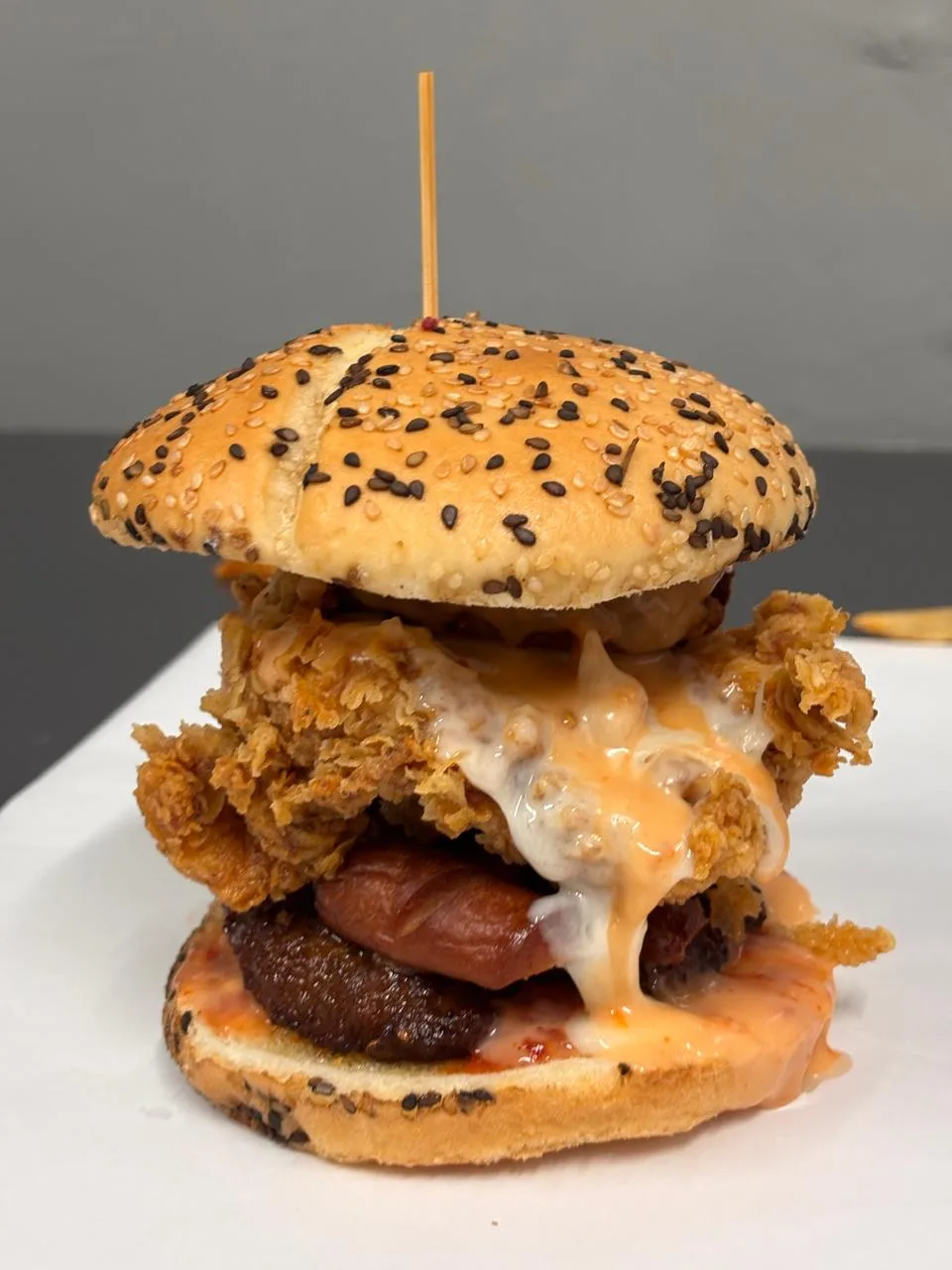 Signature monster burger